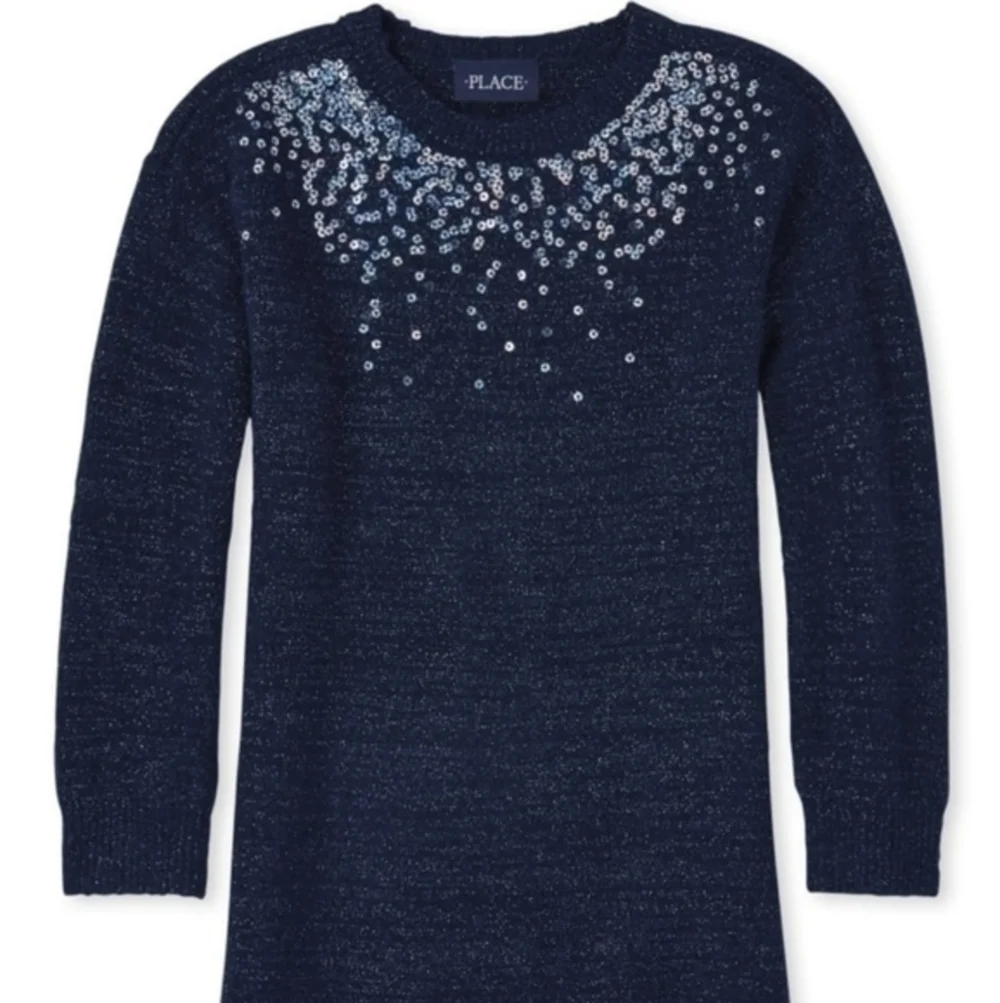 The Children's PlaceGirl's Sweater Dress Iridescent Sequins